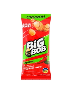 Арахіс смажений солоний в хрусткій оболонці зі смаком Солодкий перець чилі ТМ BIG BOB ,55г