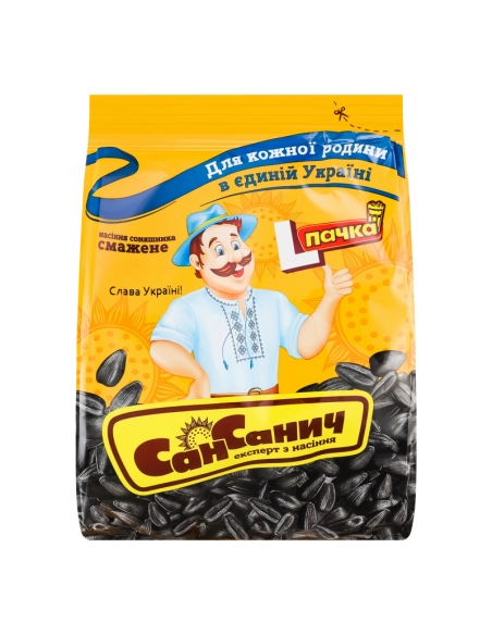 Насіння соняшника смажене 110г ТМ Сан Санич