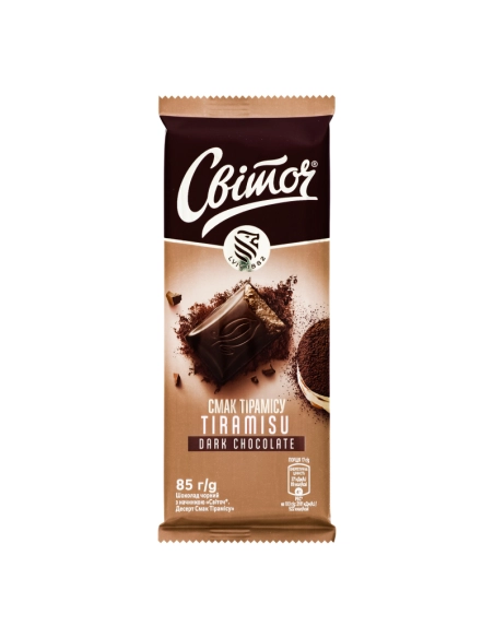 Шоколад Світоч чор. Тірамісу Промо 85гр