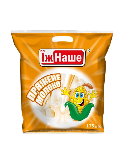 Кукурудзяні палички Пряжене молоко ТМ ЇЖ НАШЕ 175г