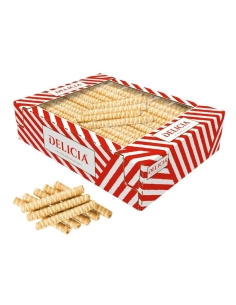 Вафлі Трубочки зі смаком пряженого молока 0,4х5