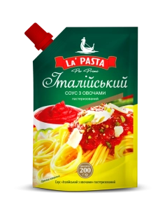 Соус Італійський з овочами пастеризований ТМ La Pasta Per Primi 200г