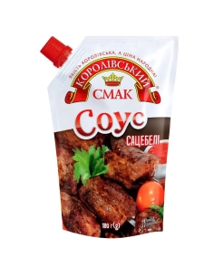 Соус томатний ТМ Королівський смак Сацебелі д\п 180