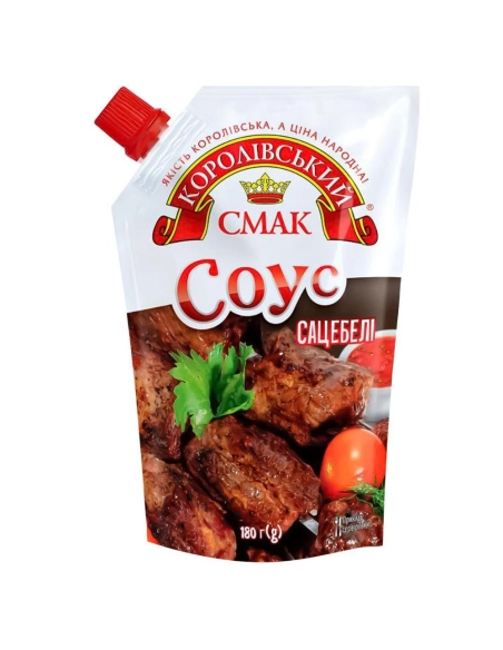 Соус томатний ТМ Королівський смак Сацебелі д\п 180