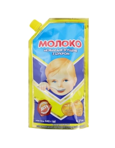Молоко незбир  згущ з цукром  д/п 0,3кг