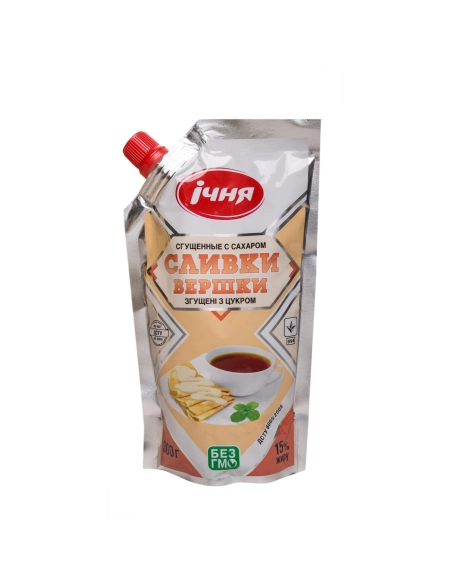 Вершки сгущені з цукром "Ічня" 0.3кг