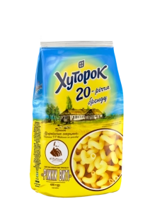 Макаронні вироби Ріжки Хуторок 400г