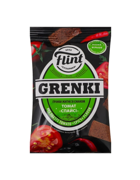 Грінки житні зі смаком "Томат Спайсі" 55г
