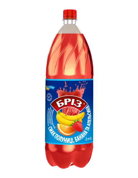 Напій Бріз полуниця-банан-оранж