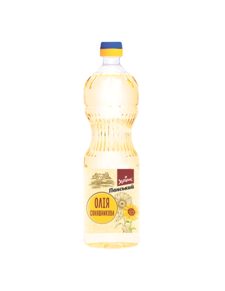 Олія соняшникова рафінована ТМ "Хуторок панський" 1л (920г)