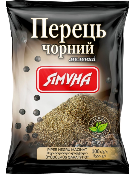Перець чорний молотий ТМ Ямуна 10г