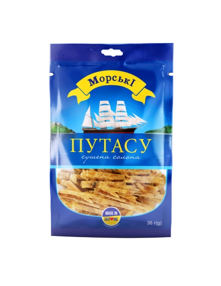 Путасу сушена солона ТМ "Морські" 36г.