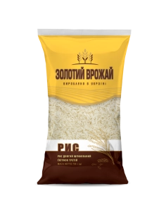 Рис довгий шліфований ТМ Золотий врожай