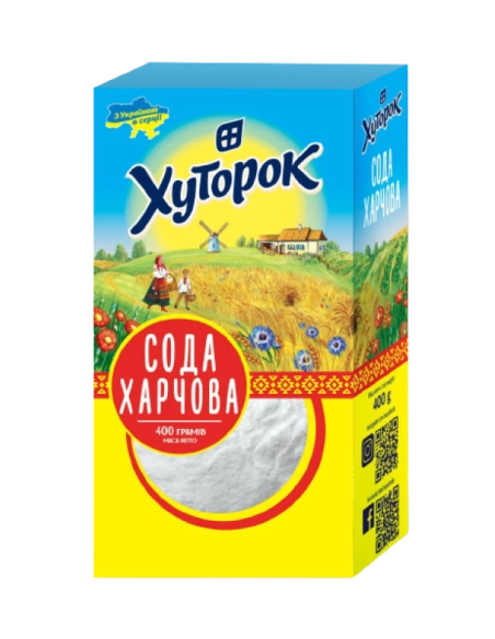 Сода харчова ТМ Хуторок 400г