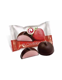 Цукерка "Пломбірна з полуницею" 1кг