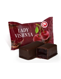 Цукерка глазур.жел.корп "Lady Vishnya"