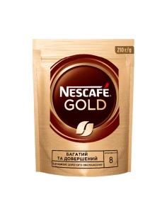 Кава нескафе Голд Пак 210гр