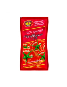 Томатна паста Чугуївська 25% ТМ Чугуєв продукт соше 70г