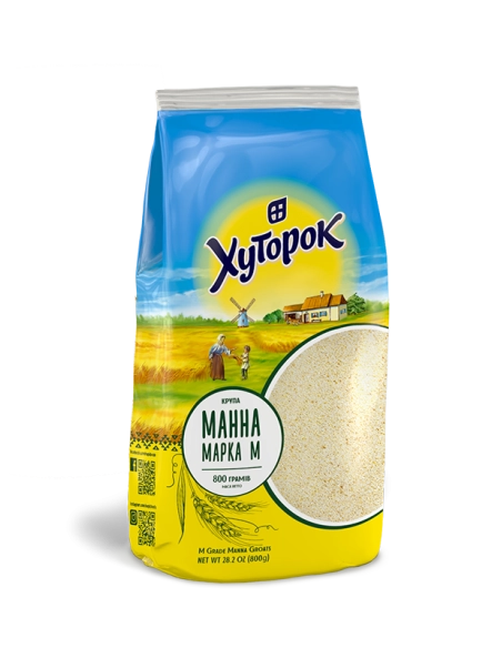 Крупа манна 800г ТМ Хуторок